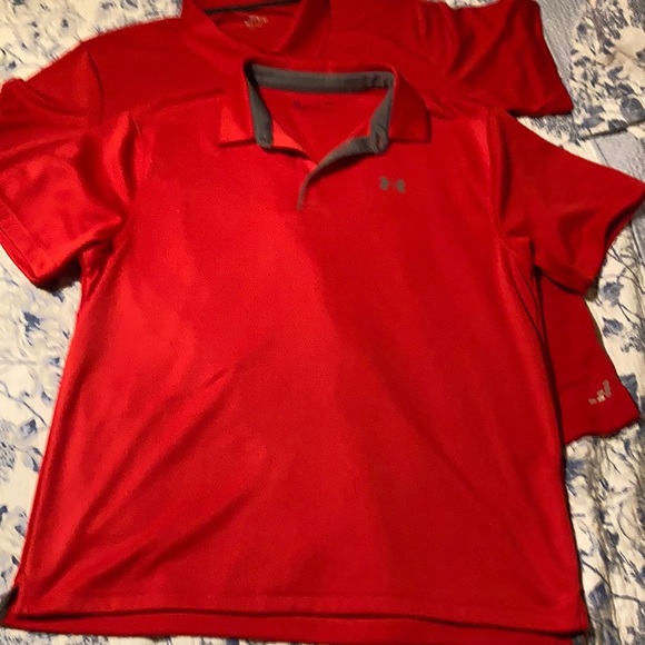 Under Armour | Shirts | Red Polo Bundle 